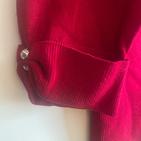 White House Black Market Red Sweater - Picture 4 of 7